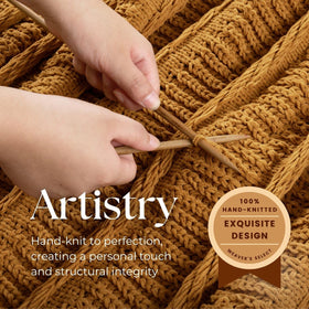 Down Home 3D classic knit pattern adding depth and artisanal look