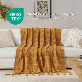 Down Home king size blanket covering a large bed with airy warmth