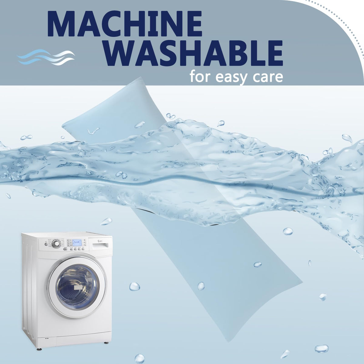 DOWNCOOL easy-care cover simplifies cleaning and maintenance.