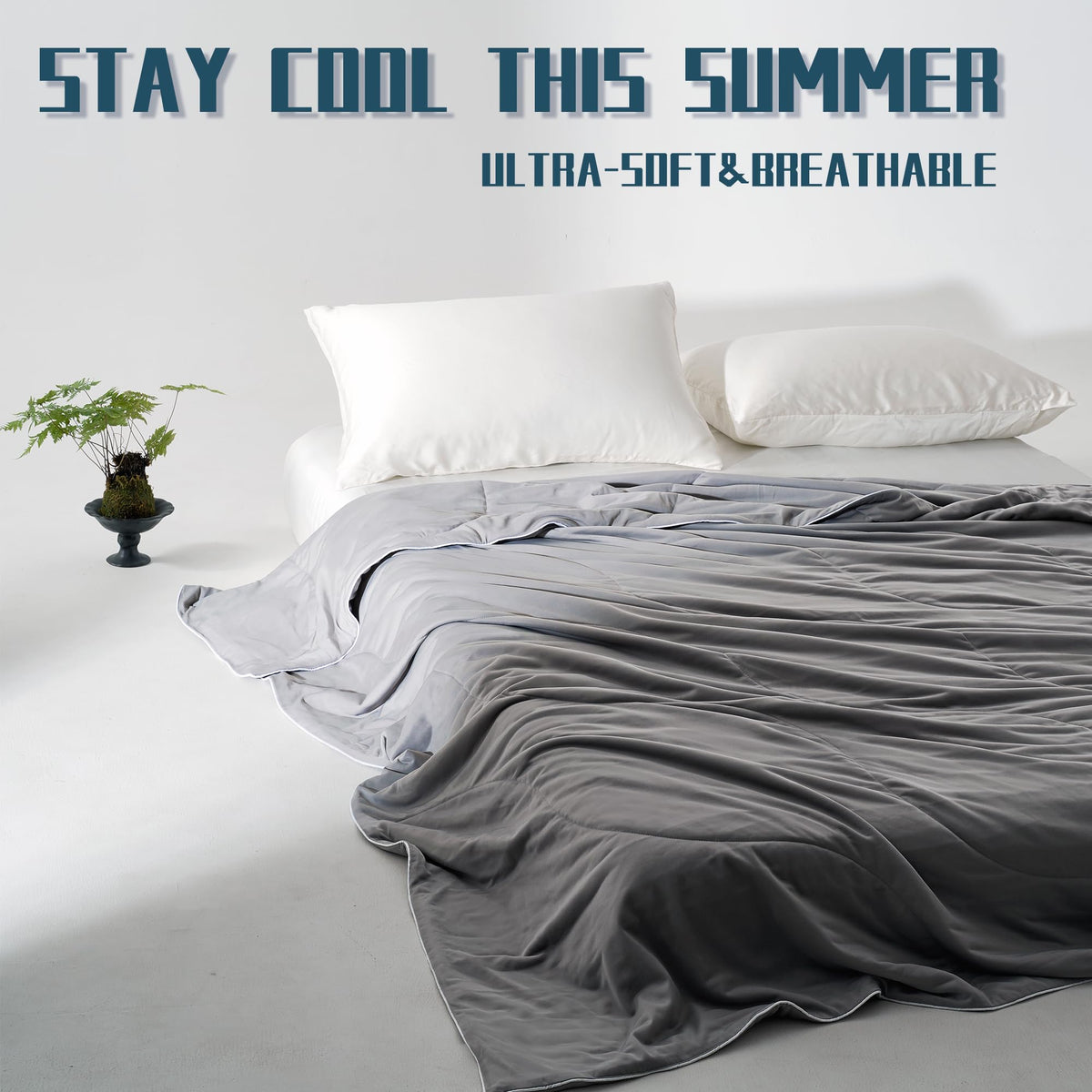 DOWNCOOL gift-ready cooling comforter ideal for birthdays and holidays.