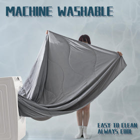 DOWNCOOL lightweight soft fabric feels cloud-like with gentle pressure.