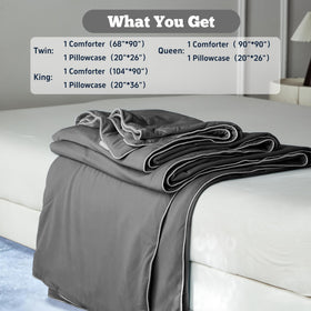  DOWNCOOL lightweight summer blanket ideal for warm weather and night sweats.