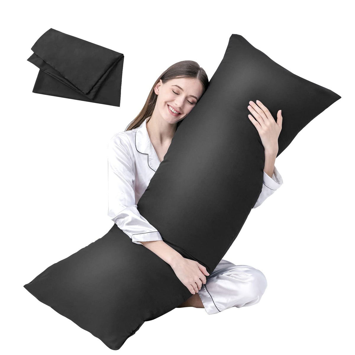 DOWNCOOL luxury full-body pillow insert for comfortable all-night support.