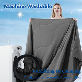 DOWNCOOL machine-washable care for easy cleaning and long-lasting softness.