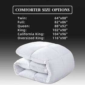 DOWNCOOL Machine-Washable Comforter stays fresh with gentle-cycle cleaning.