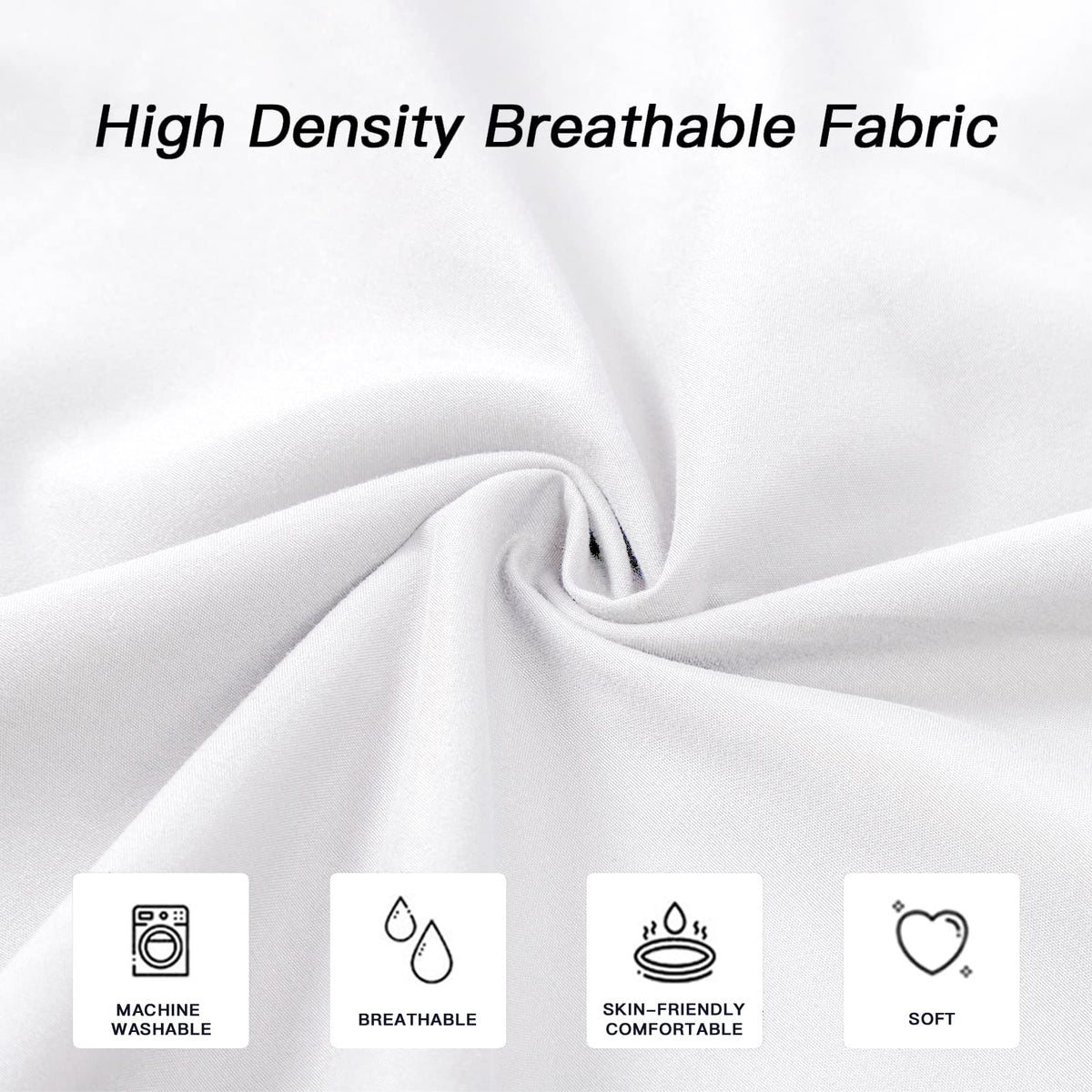 DOWNCOOL multi-purpose bed pillow ideal for side sleepers and shared use.