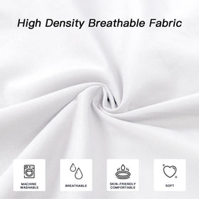 DOWNCOOL multi-purpose bed pillow ideal for side sleepers and shared use.
