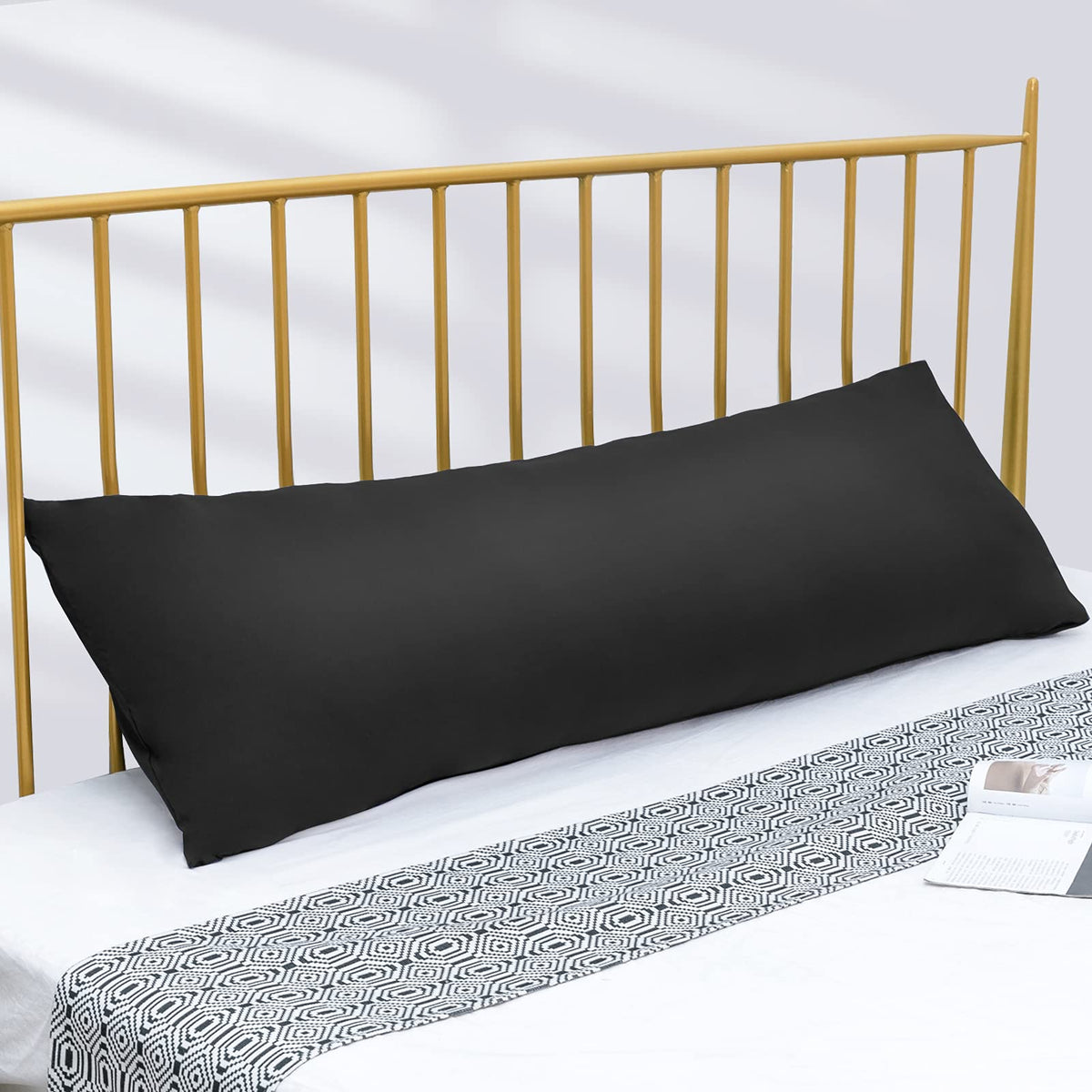 DOWNCOOL microfiber pillowcase, soft and breathable for cooler nights.