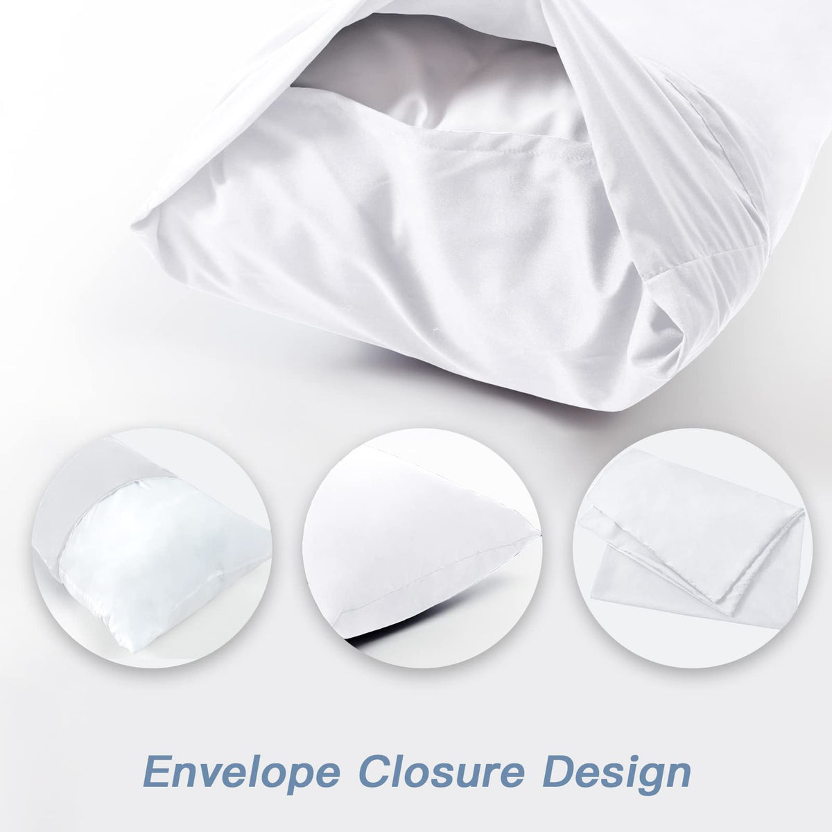 DOWNCOOL removable cover simplifies washing and keeps pillow fresh.