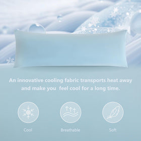 DOWNCOOL pillow suitable for side sleepers and prenatal users.