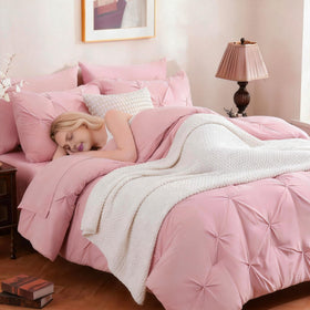 Downcool soft microfiber fabric texture, breathable and quiet for restful nights.