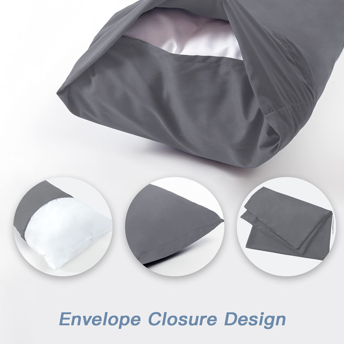 DOWNCOOL washable pillow insert and cover for effortless care.