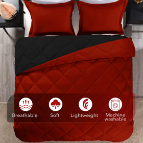 Downluxe California King Comforter Set with matching pillow shams for cohesive look