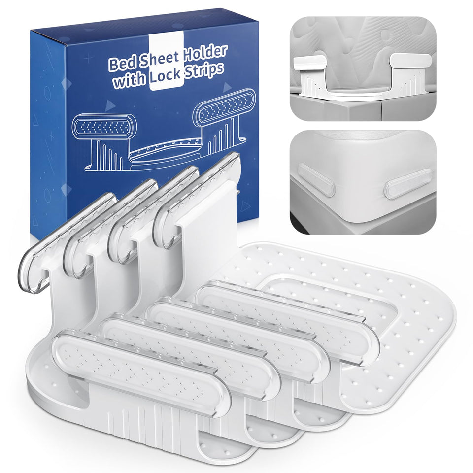 Downoop bed lock sheet holders universal fit securing sheets on mattress for a neat bed