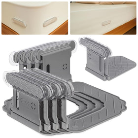 Downoop Bed Lock Structure Design secures sheets without clips for simple setup.