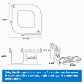 Downoop Easy-Install No-Clip System secures sheets with one-handed use.