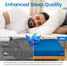 Downoop keeps sheets tight with no slip