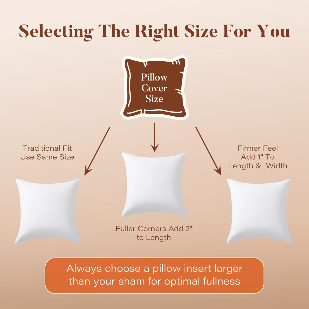 Downstoria decorative inserts on a bed illustrate versatile styling and back support.