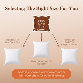 Downstoria decorative inserts on a bed illustrate versatile styling and back support.