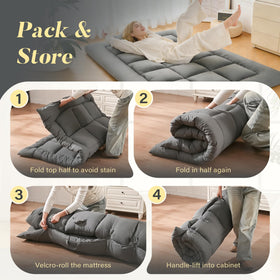 DOWNSTORIA non-slip-bottom keeps the mat in place on any floor.