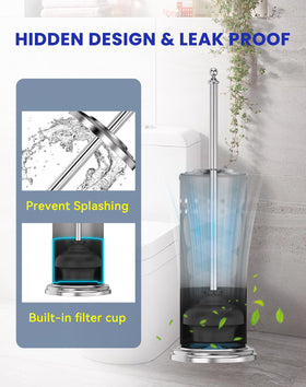 Dowry bathroom accessory holder design complements decor while keeping tools organized.