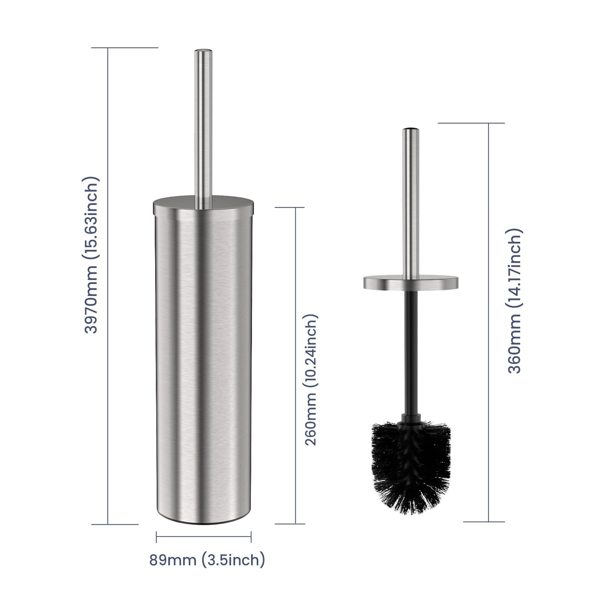 DOWRY modern round holder blends with contemporary bathrooms