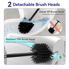 DOWRY hidden holder prevents splashes and odors for a tidy bathroom