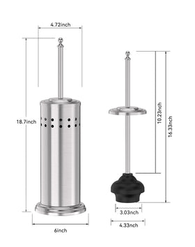Dowry inbuilt filtering cup collects surplus liquid, protecting floors.