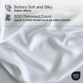 DOZ by SIJO Snow duvet cover zipper and eight-loop design keeps the duvet secure
