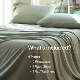 DOZ 16-inch deep-pocket sheets fit most mattresses securely.