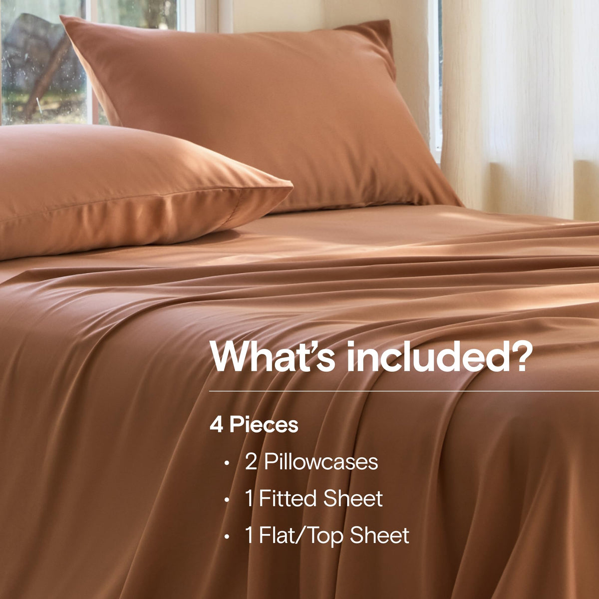 DOZ clay satin weave shows buttery soft feel ideal for sensitive skin.