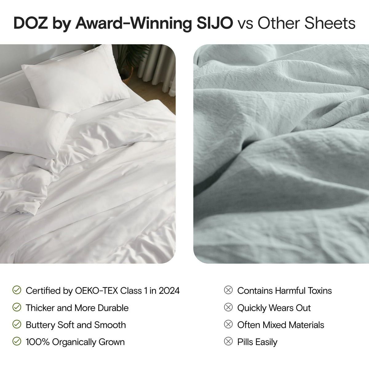 DOZ forest king sheet set packaging box, gift-ready presentation.