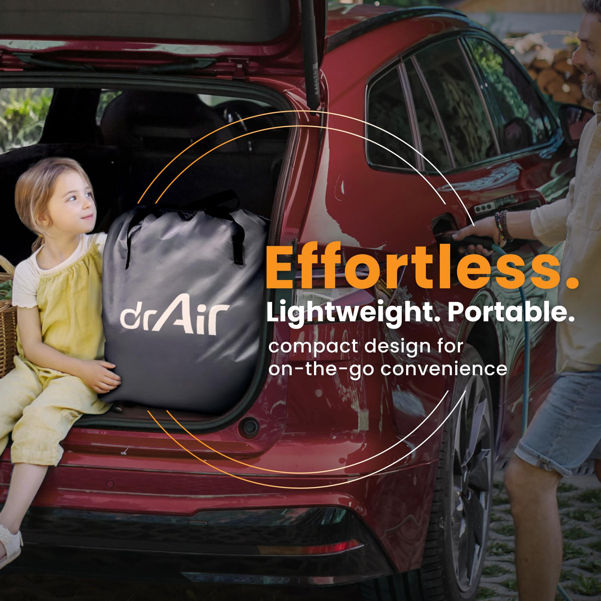 Dr. Air mattress suitable for home, guests, camping with portable convenience