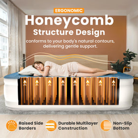 Dr. Air honeycomb coils provide stable sleep with minimal motion.