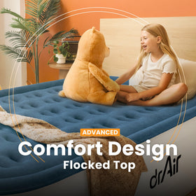 Dr. Air Queen Air Mattress puncture-resistant PVC for durability