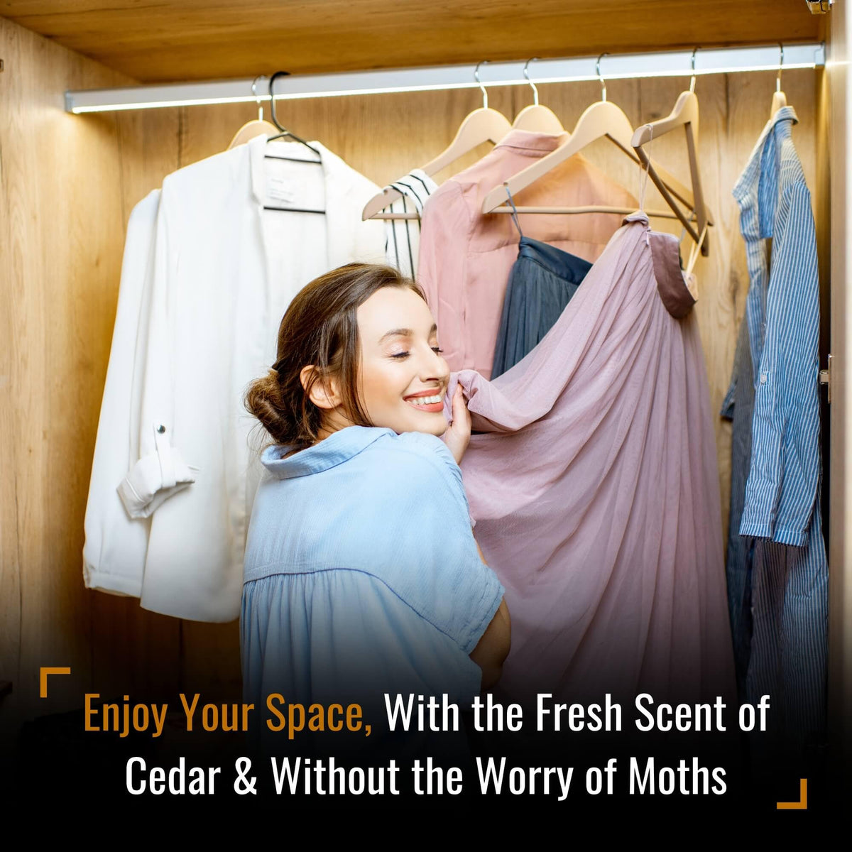 Dr. Killigan's cedar wood chips offer a natural alternative to moth balls for storage