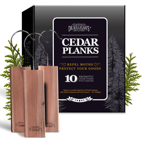 Dr. Killigan's Cedarwood Planks for closet blocks provide natural moth protection and fresh scent.