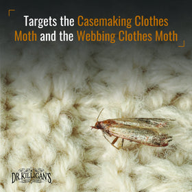 Two design options from Dr. Killigan's Moth Traps for stylish closet setup