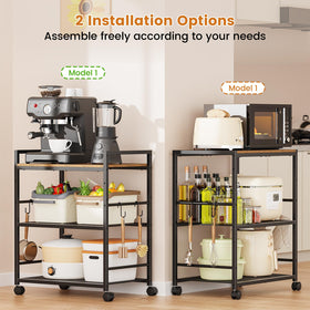 Draelibor cart with lockable wheels for quiet, secure mobility.