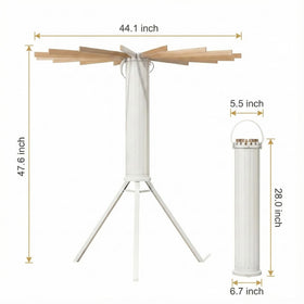 Draiovo wooden rods show durable construction and anti-slip grooves.