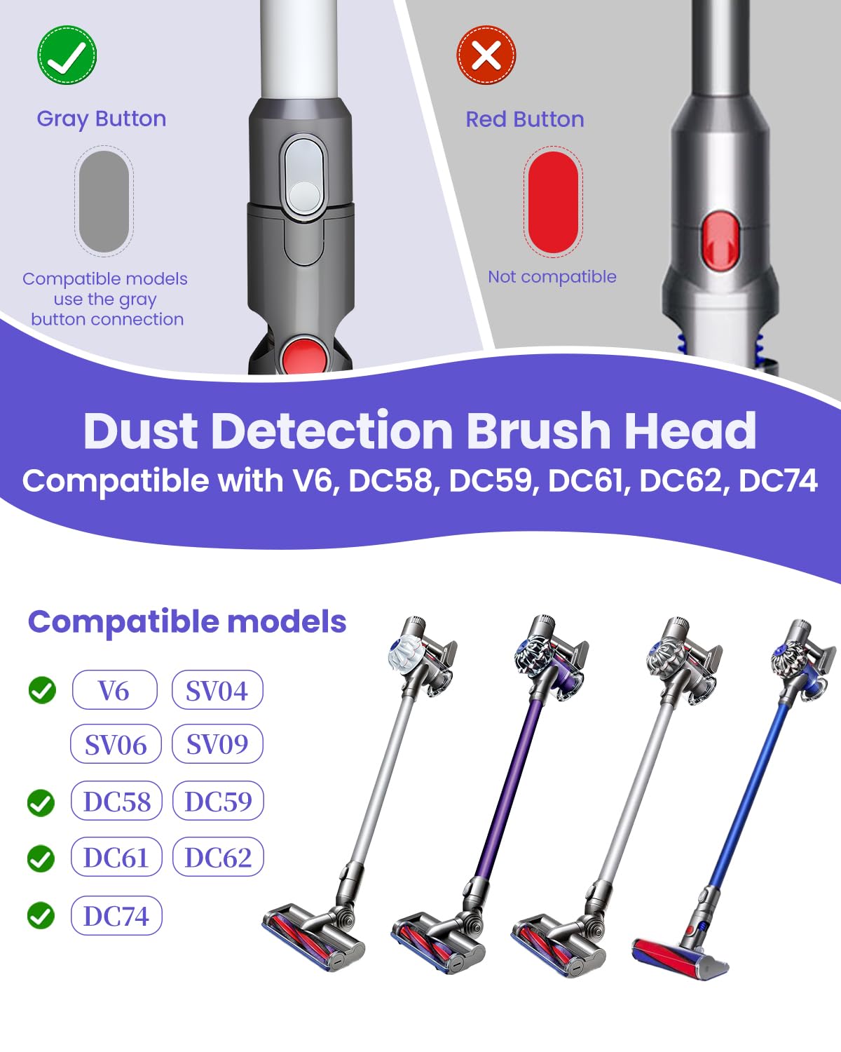 Drajia LED green-light reveals fine debris on floors during cleaning.