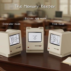 Dralaw Maclock adjustable brightness dial provides comfortable day and night lighting.