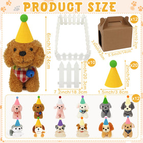 DRANSMIC Adopt a Dog paper houses set enhances party decor and photo moments.