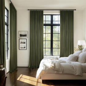 Drapenova velvet fabric adds a subtle silver sheen under light