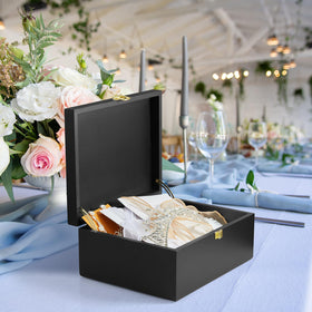 DRASTAR keepsake box with lid protects stored items from dust.