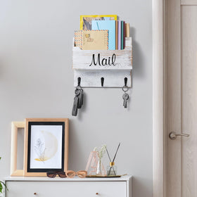 DRASTAR wall-mounted key hooks neatly keep hats, keys, and small accessories in reach