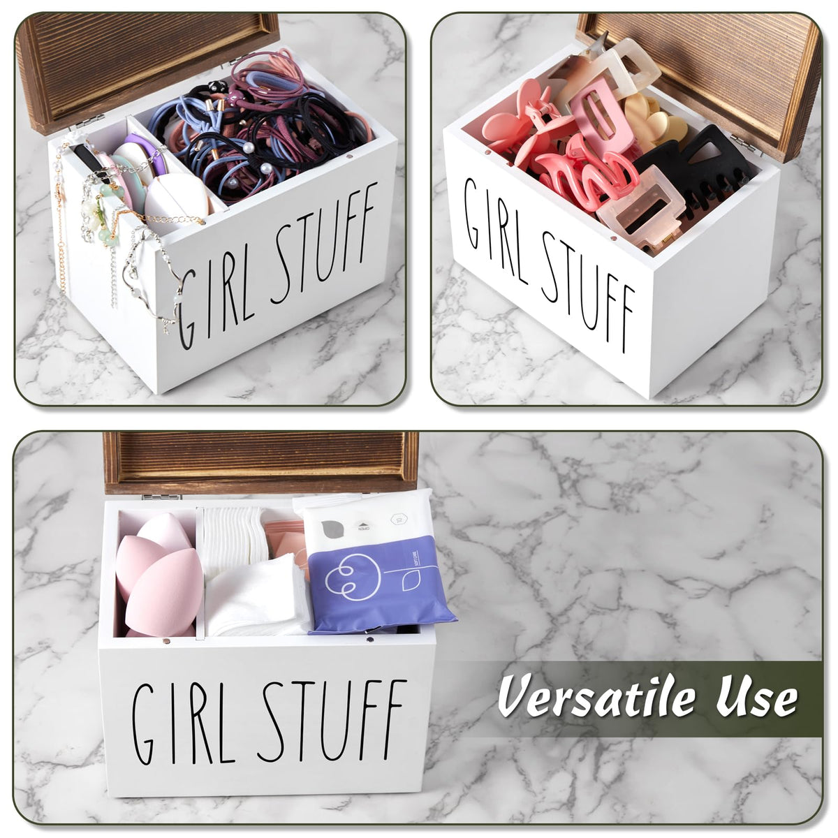 DRASTAR modern farmhouse design blends with bathroom decor.