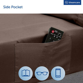 DREAMCARE 100% brushed microfiber feels ultra-soft and durable.