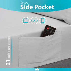 DreamCare extra-deep-pocket king sheet fits thick mattresses