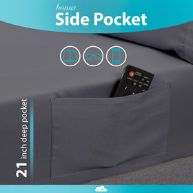 DREAMCARE fitted sheet corner strap securing sheet to mattress